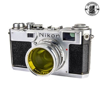 Nikon Nikon S2 Black Dial w/ 5cm f1.4 GOOD+