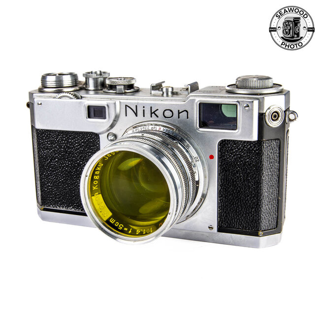 Nikon S2 Black Dial w/ 5cm f1.4 GOOD+