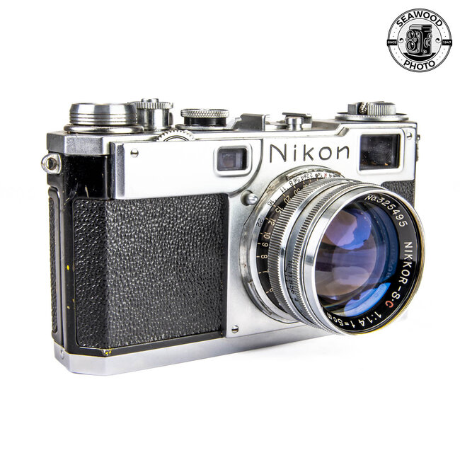 Nikon S2 Black Dial w/ 5cm f1.4 GOOD+