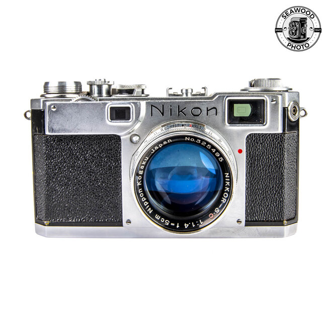 Nikon S2 Black Dial w/ 5cm f1.4 GOOD+