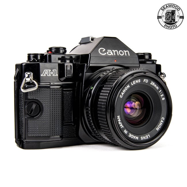 Canon A-1 w/ 28mm f/2.8 GOOD+
