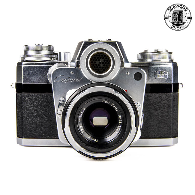 Zeiss Contarex Bullseye Early w/50mm f/2.8 Tessar GOOD+