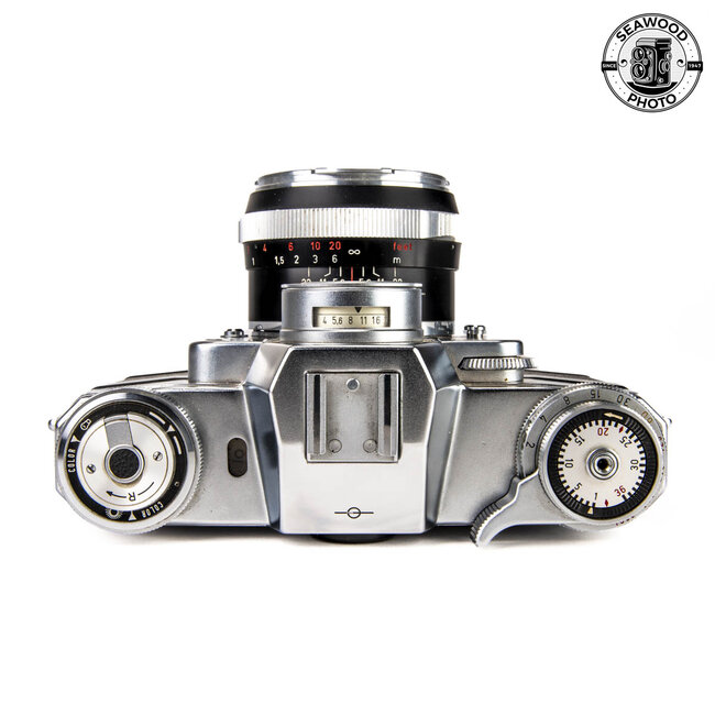 Zeiss Contarex Bullseye Early w/50mm f/2.8 Tessar GOOD+