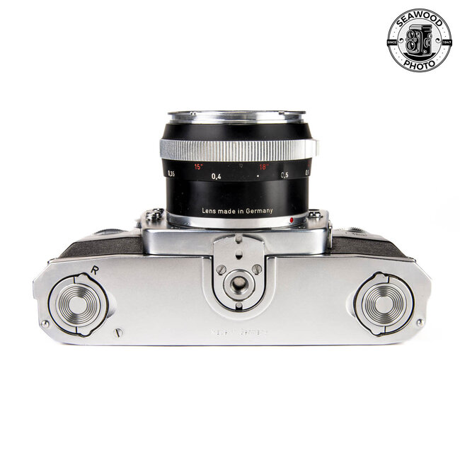 Zeiss Contarex Bullseye Early w/50mm f/2.8 Tessar GOOD+