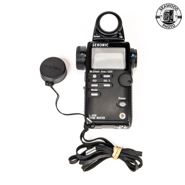 SEKONIC L-508 Zoom Master Light Meter w/ Case GOOD+