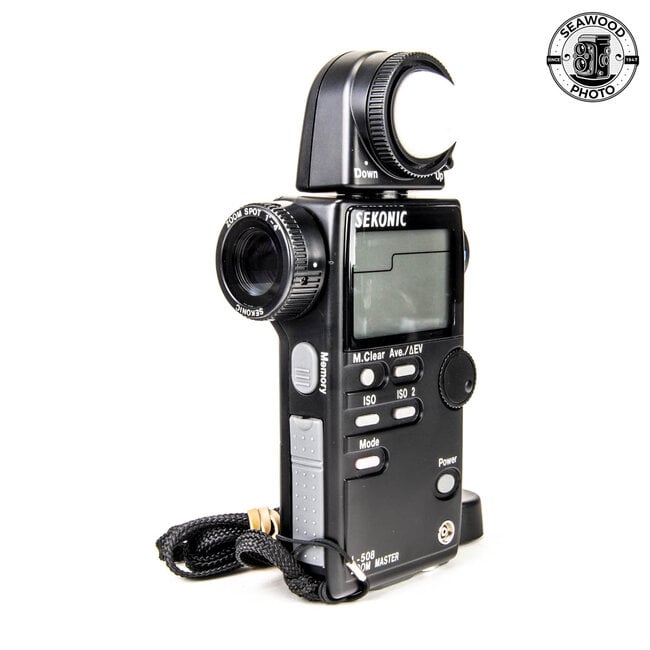 SEKONIC L-508 Zoom Master Light Meter w/ Case GOOD+