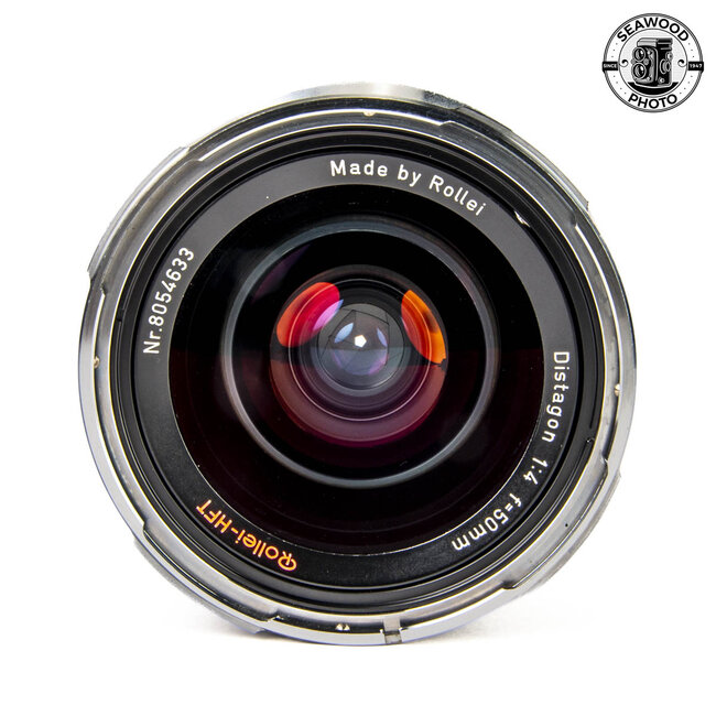 Rollei Rolleiflex SL66 50mm f4 Zeiss Distagon HFT Lens GOOD