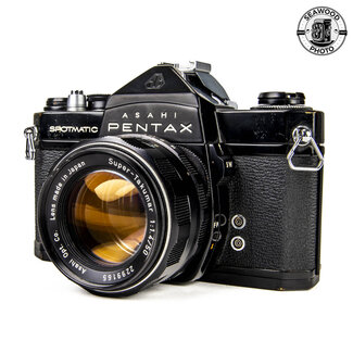 Pentax Pentax Spotmatic Black w/ Pentax 50mm f/1.4 GOOD-