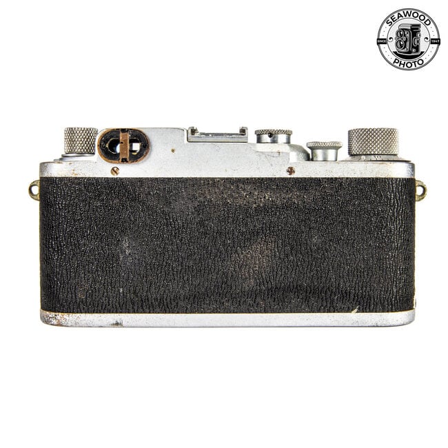 Leica IIIc Shark Skin (1949) w/Leitz 50mm f/3.5 Elmar  GOOD