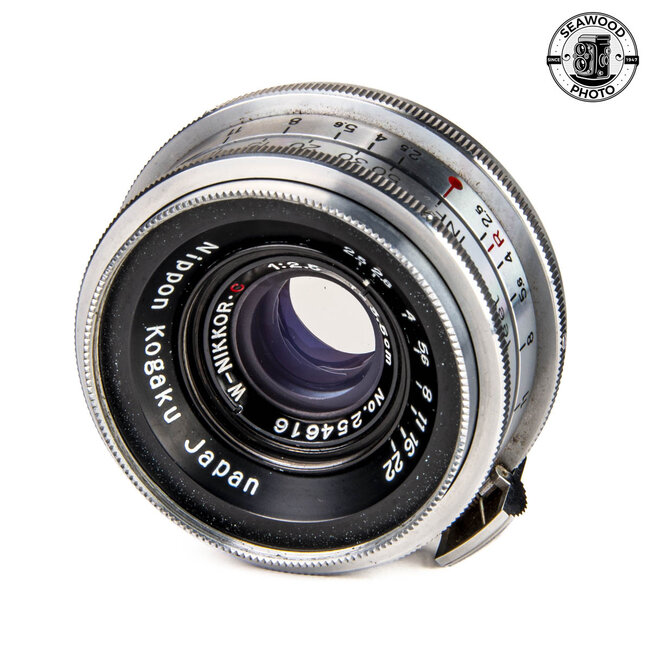 Nippon Kogaku W-Nikkor-C 3.5cm 35mm f/3.5 Lens Nikon S Mount  EXCELLENT