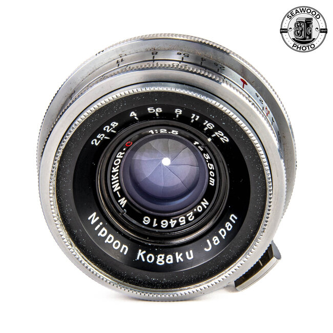 Nippon Kogaku W-Nikkor-C 3.5cm 35mm f/3.5 Lens Nikon S Mount  EXCELLENT