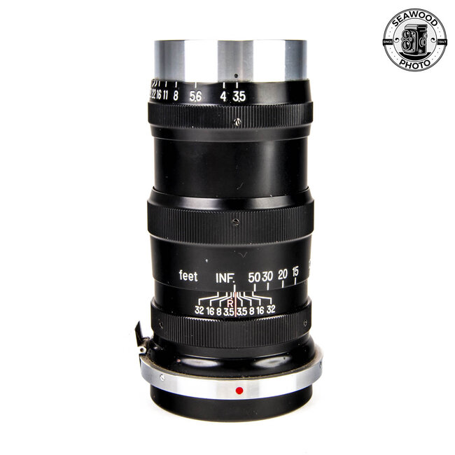 Nikon Nikkor-Q.C 13.5cm f/3.5 Lens for Contax Ragefinder Camera EXCELLENT