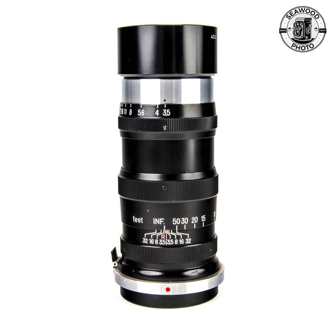 Nikon Nikkor-Q.C 13.5cm f/3.5 Lens for Contax Ragefinder Camera EXCELLENT