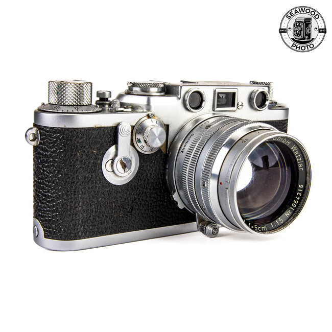 Rare Leica IIIf Midland Canada w/50mm f/2 Summarit AS-IS