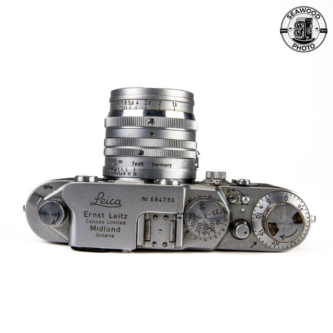 Rare Leica IIIf Midland Canada w/50mm f/2 Summarit AS-IS