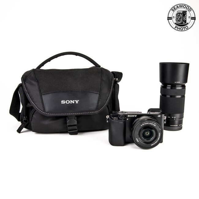 Sony a6000 24MP w/2 Lens Kit LOW SHUTTER EXCELLENT