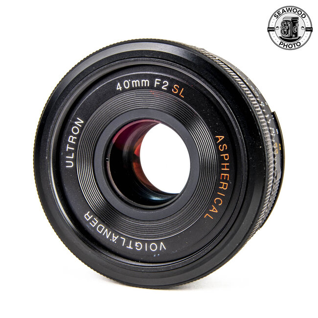 Voigtlander Ultron 40mm f/2  SLII Aspherical Nikon AIS Mount EXCELLENT