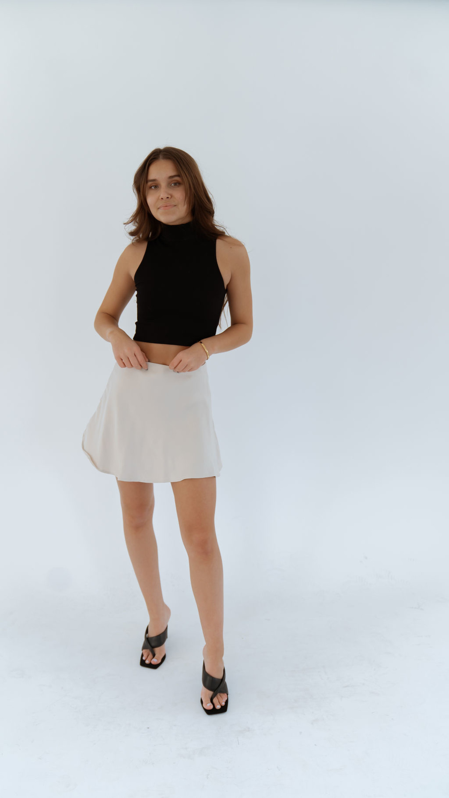 Satin Skort - Truluck