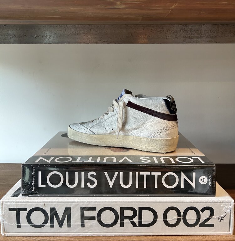 Golden Goose Midstar Nappa Toe/Glitter Star..11389