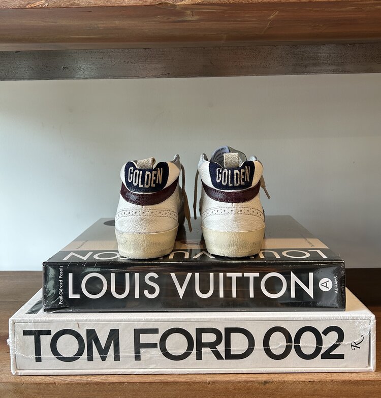 Golden Goose Midstar Nappa Toe/Glitter Star..11389