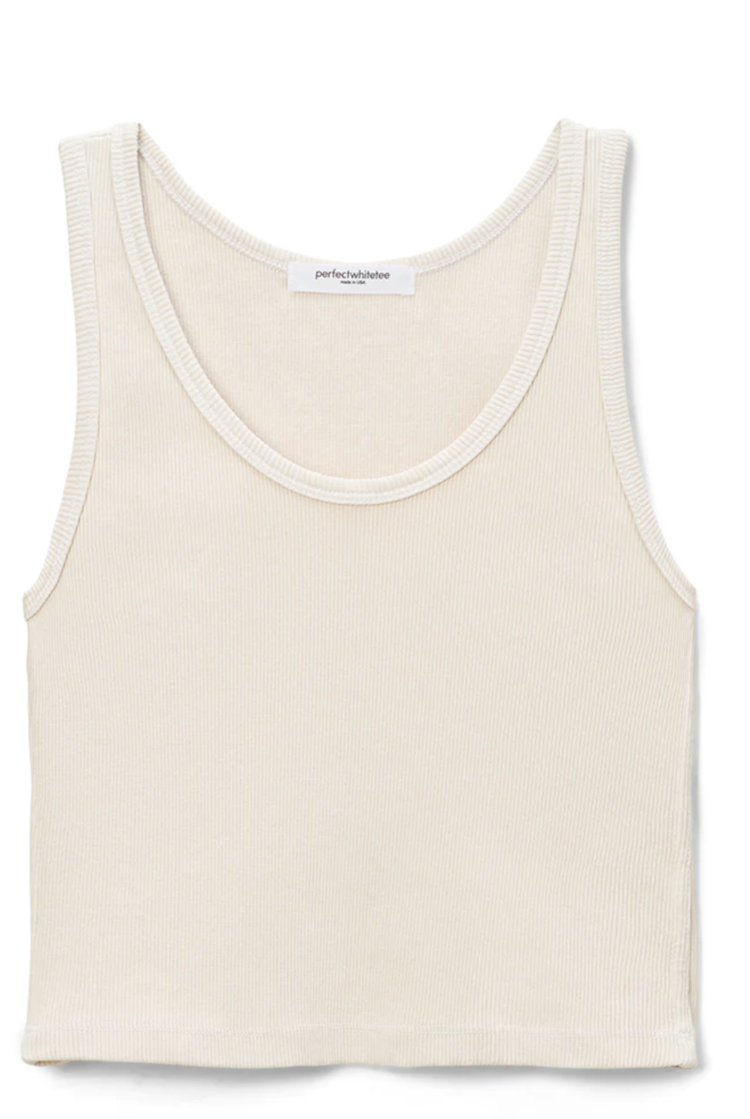 Perfect White Tee Blondie Tank