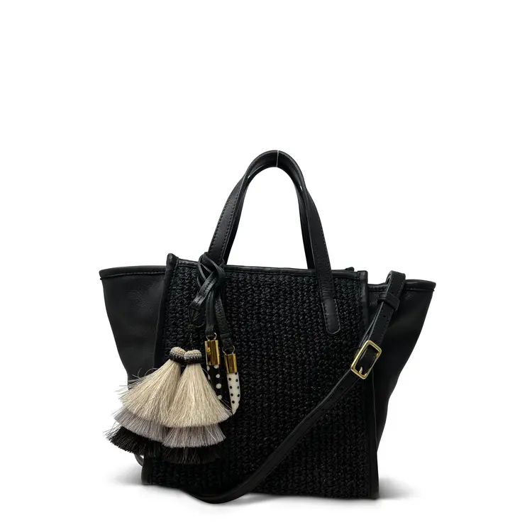 kempton Raffia Mini Tote