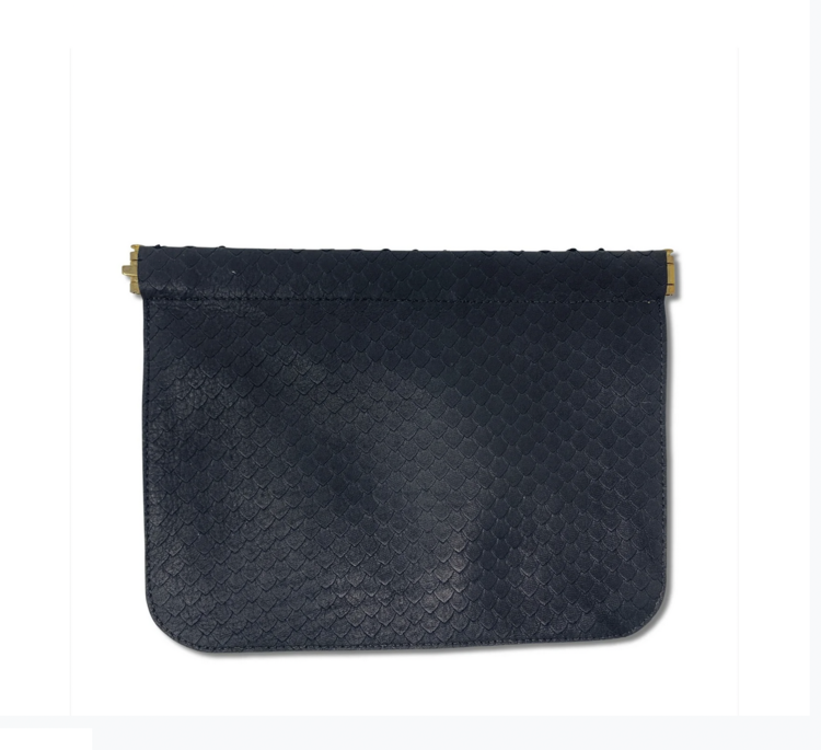 kempton Navy Snap Pouch