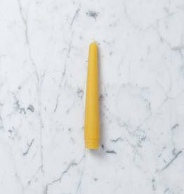 Old Mill Candles Beeswax Taper Small Embellished Base  - 6"