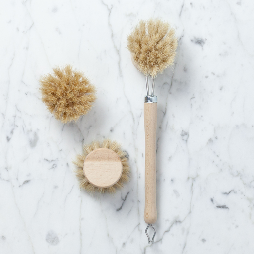 Dish Brush with Replaceable Brush Head