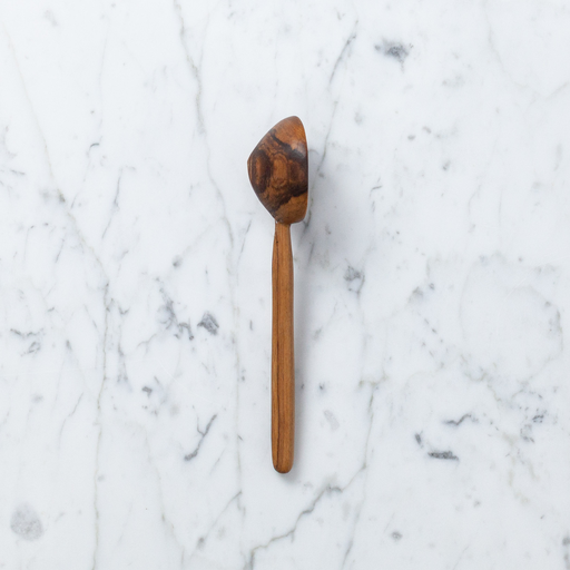 Kenyan Wild Olivewood Round Coffee Scoop - 6.5"