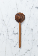 Kenyan Wild Olivewood Round Coffee Scoop - 6.5"