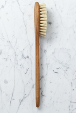 Iris Hantverk Swedish Long Handle Oval Bath Brush - Tampico Horsehair Blend