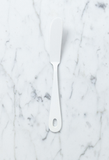 White Enamel Butter or Cheese Knife
