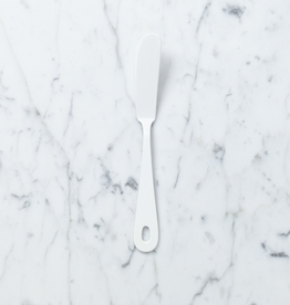 White Enamel Butter or Cheese Knife