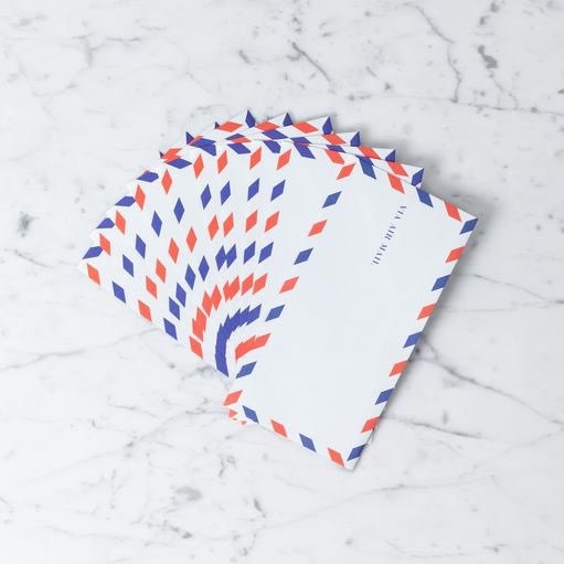 Life Stationery Airmail Envelope - Pack of 10 - Size 6