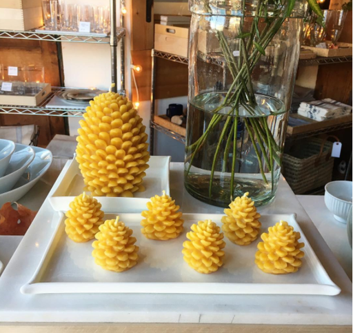 Old Mill Candles Beeswax Pinecone Mini
