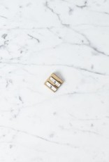 DUX Brass Wedge Double Pencil Sharpener