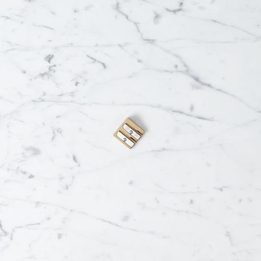 DUX Germany DUX Brass Wedge Double Pencil Sharpener