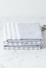 Square Towel with Hanging Loop - Light Grey