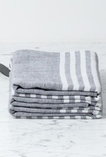Square Towel with Hanging Loop - Dark Grey