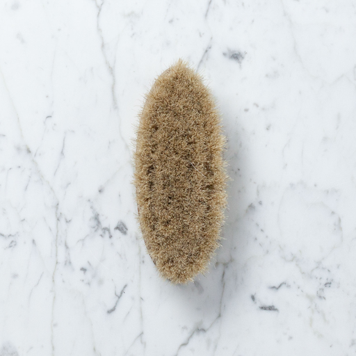 Iris Hantverk Swedish Handleless Oval Bath and Dry Body Brush - Soft Horsehair