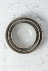 Hasami Hasami Porcelain Round Bowl - Grey - 7.3/8" x 2" HPM032