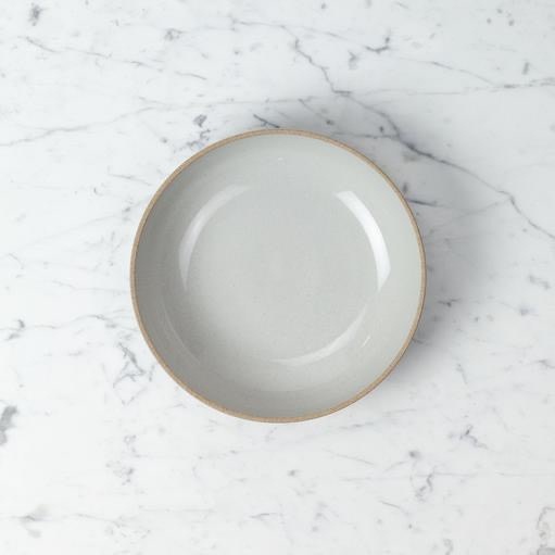 Hasami Porcelain Round Bowl - Large - Gloss Grey - 8 1/2" x 2"