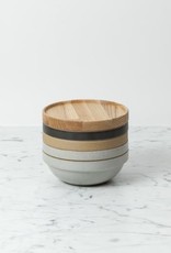 Hasami Hasami Porcelain Round Bowl - Grey - 8.5/8" x 2" HPM033