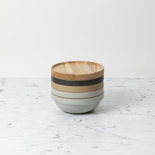 Hasami Hasami Porcelain Round Bowl - Grey - 8.5/8" x 2" HPM033