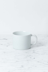 Common Everyday White Porcelain Mug Low- 13oz