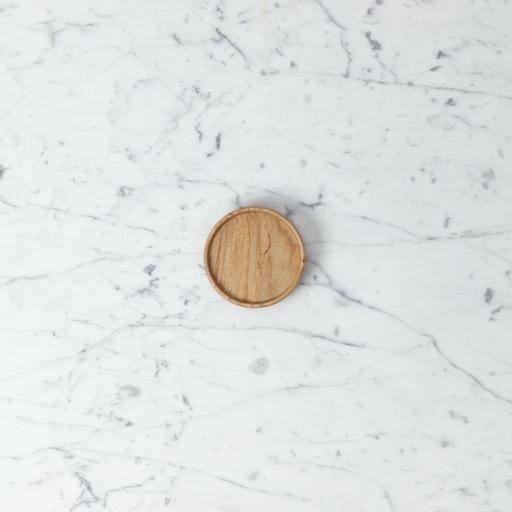 Hasami Hasami Ash Wood Round Tray - 3.3/8" x 7/8"-XXS HP022