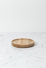 Hasami Ash Wood Round Tray - Extra Small - 5 1/2'' x 3/4''