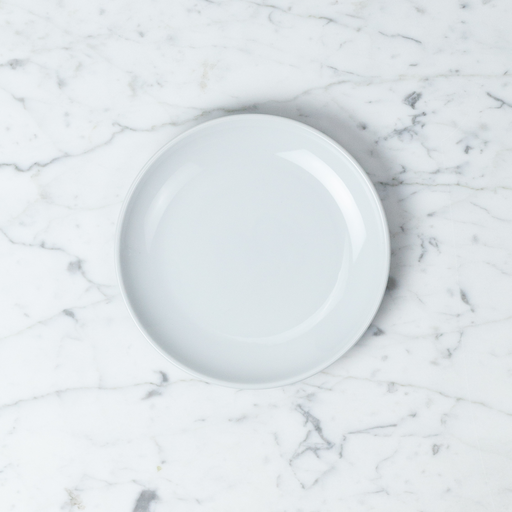 Common Everyday White Porcelain Plate - 6" Appetizer