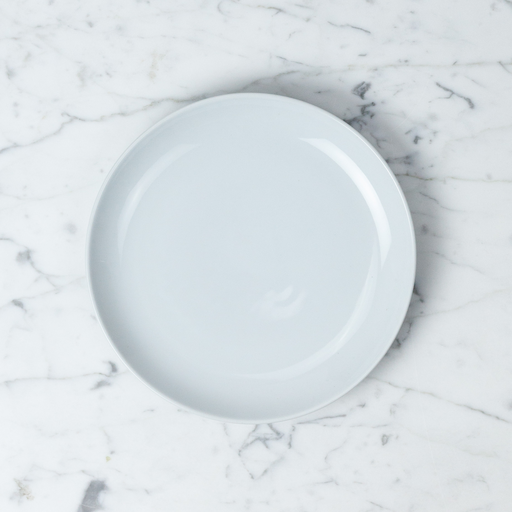 Common Everyday White Porcelain Plate - 7.25" Dessert